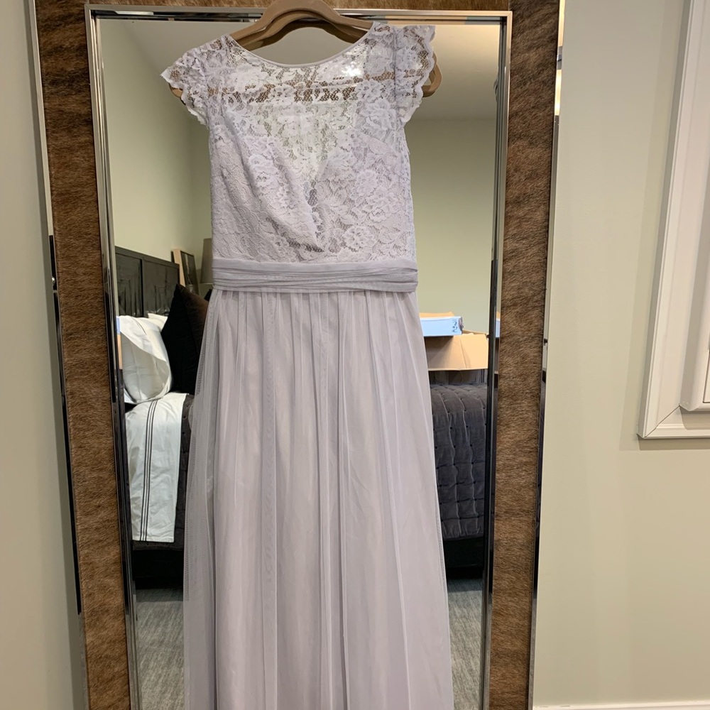 Amsale lace + tulle gown — never worn!